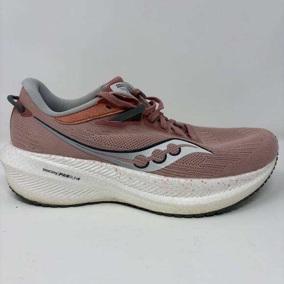 Saucony Shoes - Saucony Triumph 21 Women's Size 9 Rose Pink White Running Shoes (S10881-130)